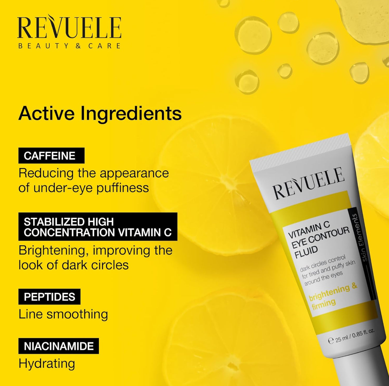 Revuele Vitamin C Eye Contour Fluid 25ml β Brightening, Firming & Anti-Dark Circles