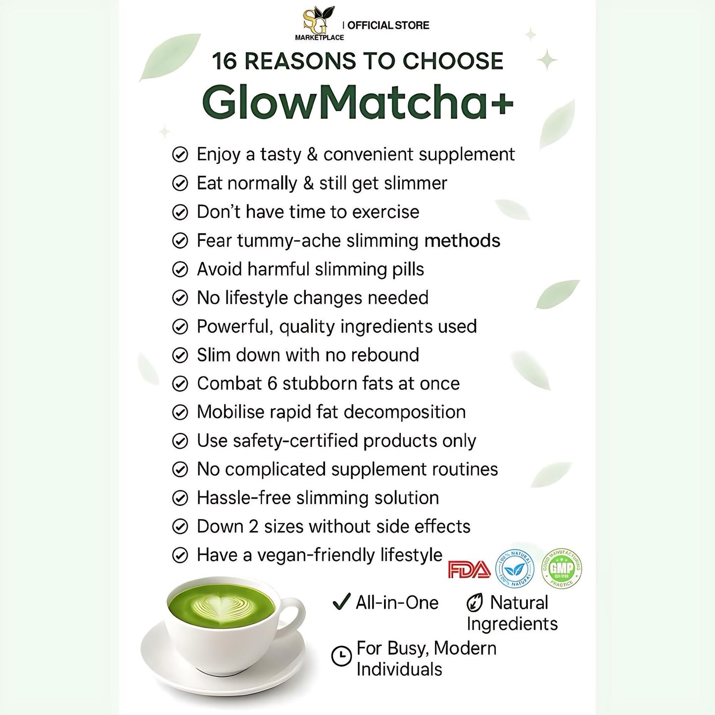 GlowMatcha+ π΅ | Burn Fat π₯ | Detox π§Ό | Boost Metabolism β‘ | Curb Appetite β¨ | Zero Sugar π«π¬ | 100% Natural πΏ
