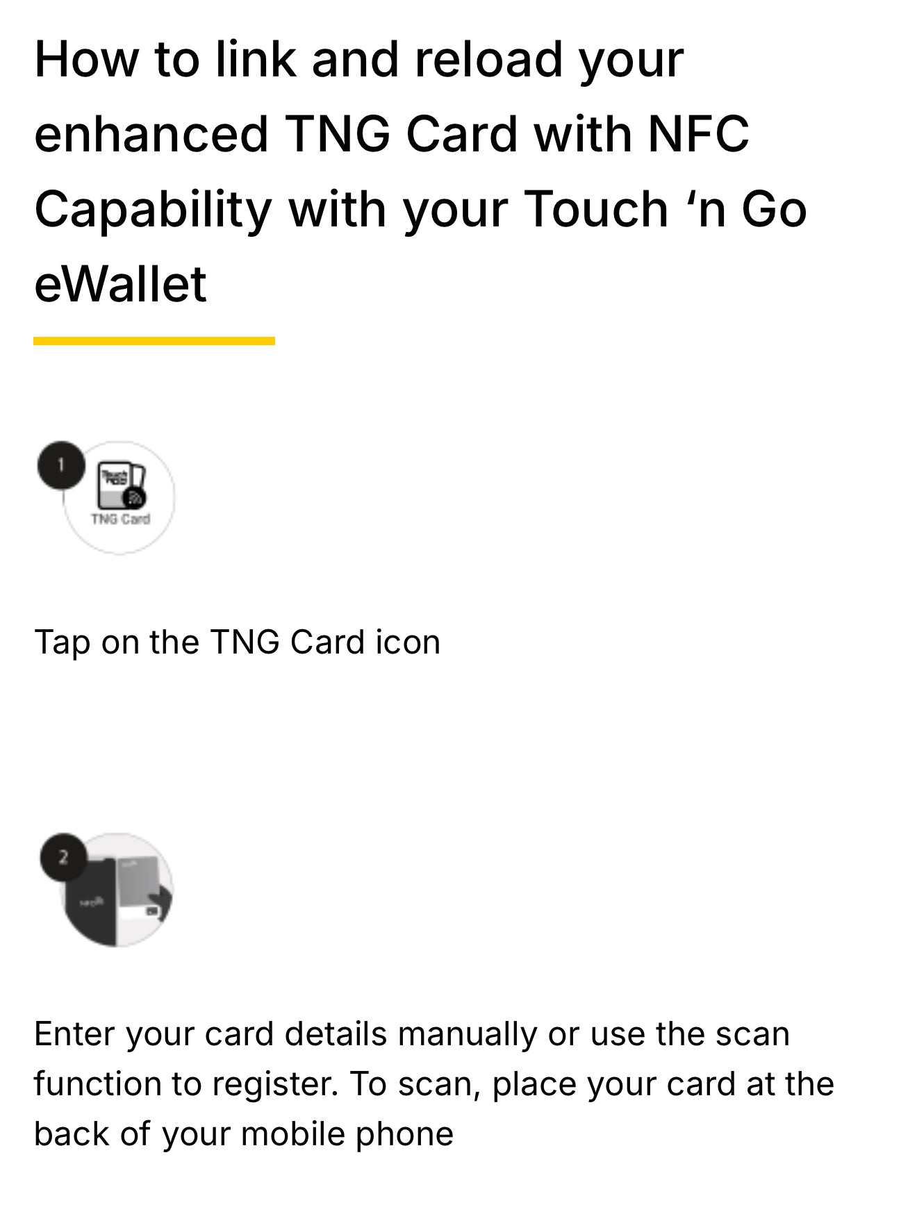 2025 Enhanced Touch βn Go Card β NFC Reload via eWallet