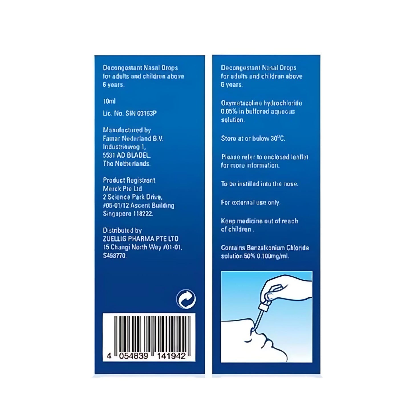 Iliadin Nasal Drops Classic 10ml β Fast Relief for Blocked Nose (6+ Years) & Adults