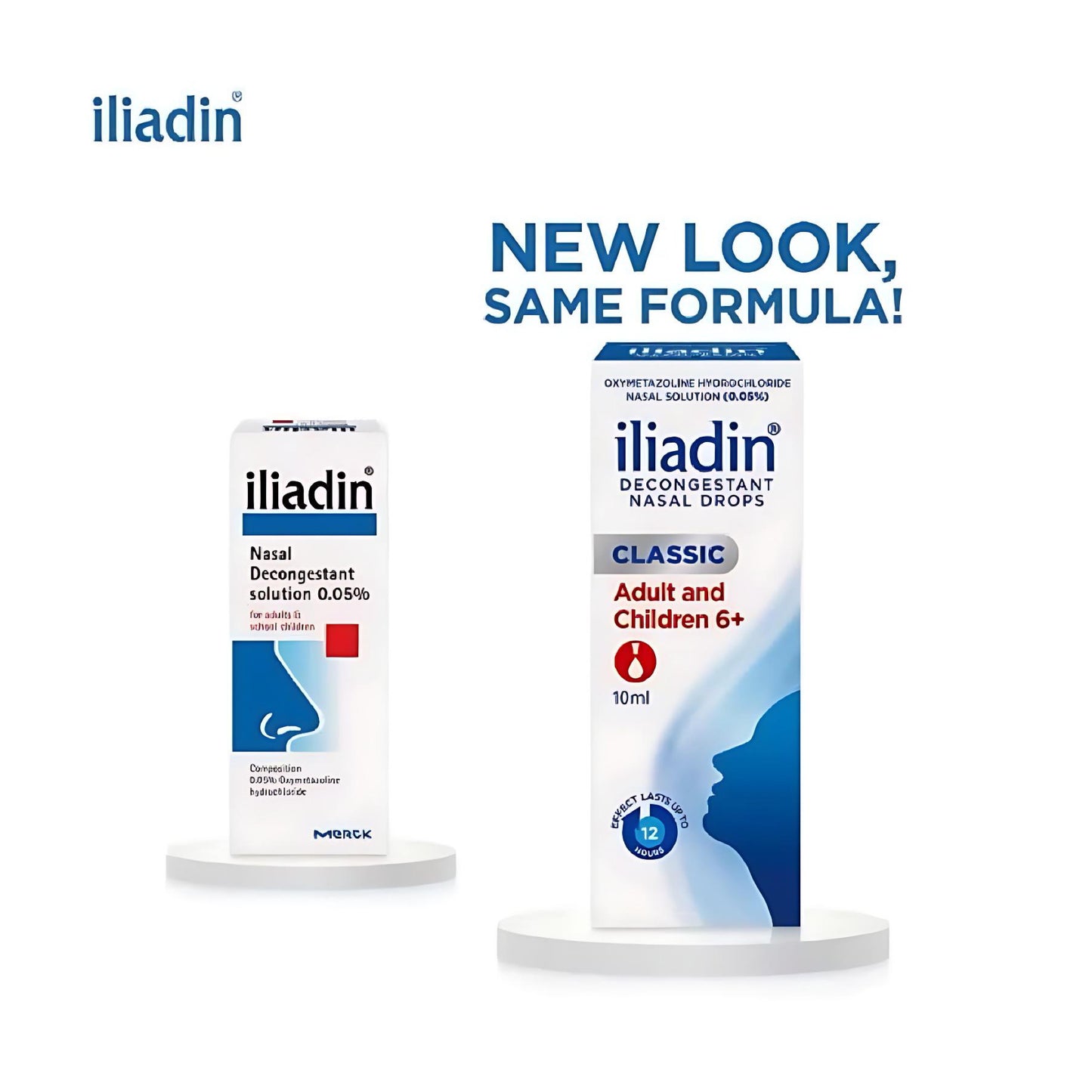 Iliadin Nasal Drops Classic 10ml β Fast Relief for Blocked Nose (6+ Years) & Adults