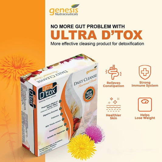 ULTRA D’TOX Daily Cleanse Functional Drink 20g x 15 Sachets
